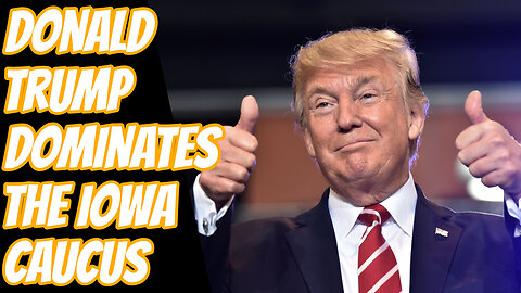 The Iowa Caucus Was A Blowout | Trump Sweeps 98 Of 99 Counties | Vivek Drops Out And Endorses Trump