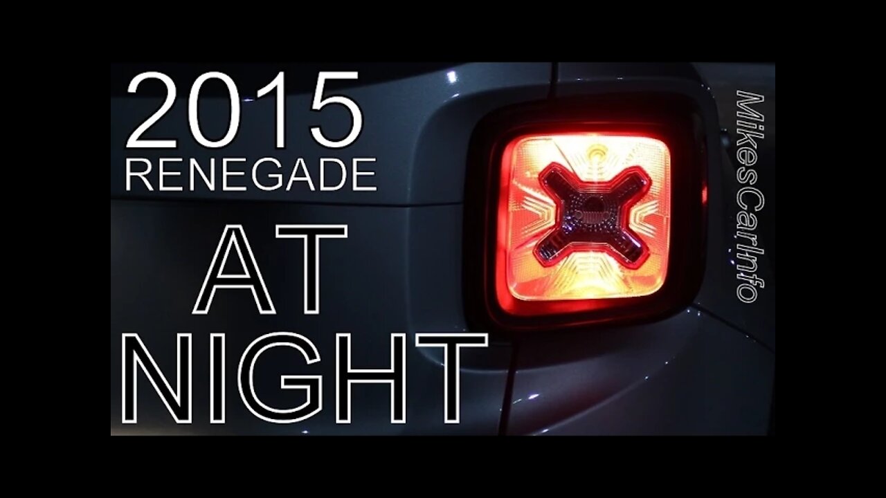 2015 Jeep Renegade AT NIGHT