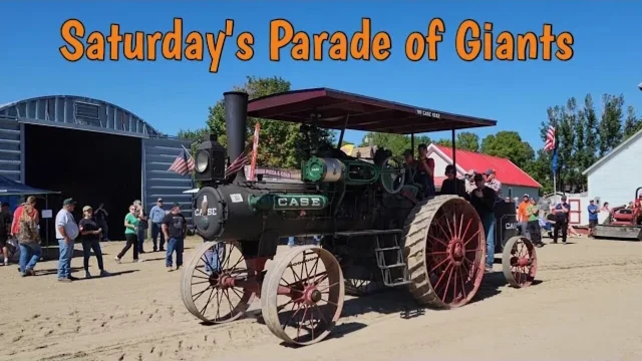 Parade of Giants at the Lake Region Threshers Show in Dalton Minnesota