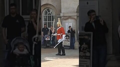 Screaming make way #horseguardsparade