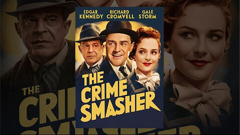 THE CRIME SMASHER (1943)Frank Graham, Edgar Kennedy & Gale Storm| Comedy| Colorized| Nostalgic Flick