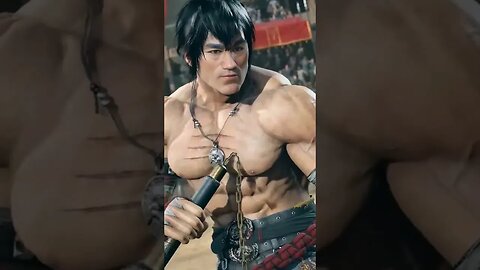 Bruce Lee deepfake Tekken 8 Marshall Law #brucelee #marshalllaw #deepfake #shorts #tekken8