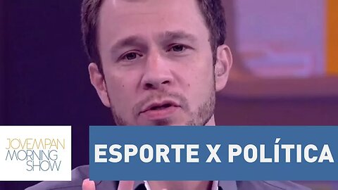 Bancada discorda de Tiago Leifert no debate esporte x política