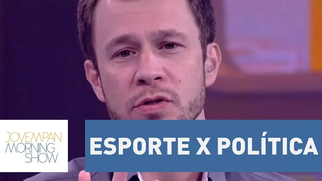 Bancada discorda de Tiago Leifert no debate esporte x política