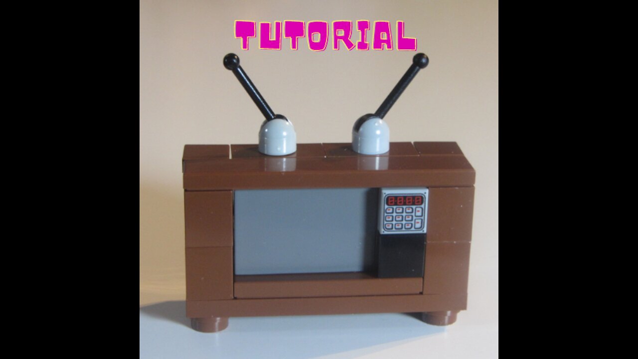 LEGO Fernseher 80er Jahre - Tutorial