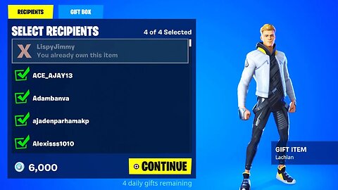 *NEW* GIFTING LACHLAN SKIN NOW! FORTNITE ITEM SHOP LIVE! (FORTNITE ITEM SHOP)