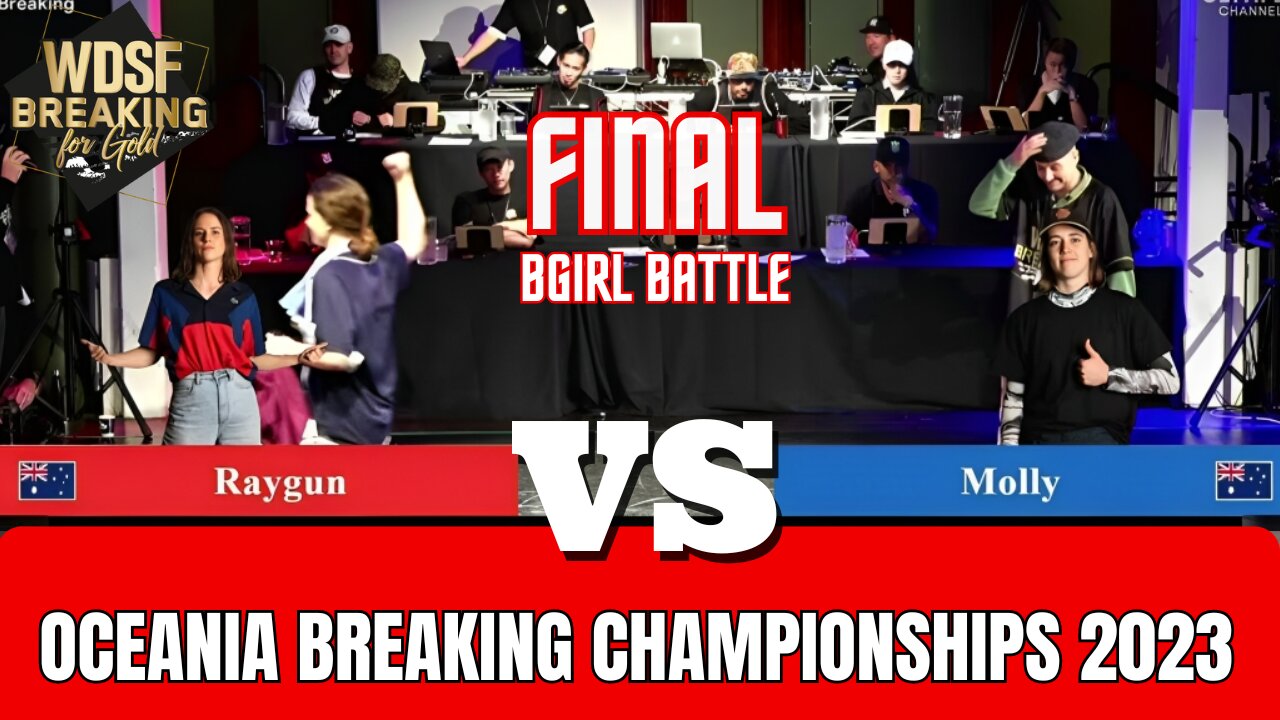 RAYGUN VS MOLLY | FINAL BGIRL | WDSF OCEANIA BREAKING CHAMPIONSHIPS 2023