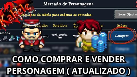 KAKELE :COMO COMPRAR E VENDER PERSONAGEM ( ATUALIZADO )