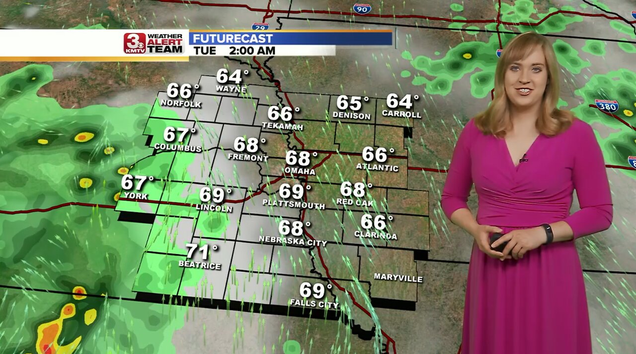 Audra's Tuesday Forecast