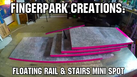 FingerPark Creations - Floating Rail & Stairs (Mini Park/Spot)