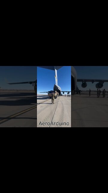 Strange GlobeMaster #Boeing #C17 Cargo Loading #Aviation #AeroArduino