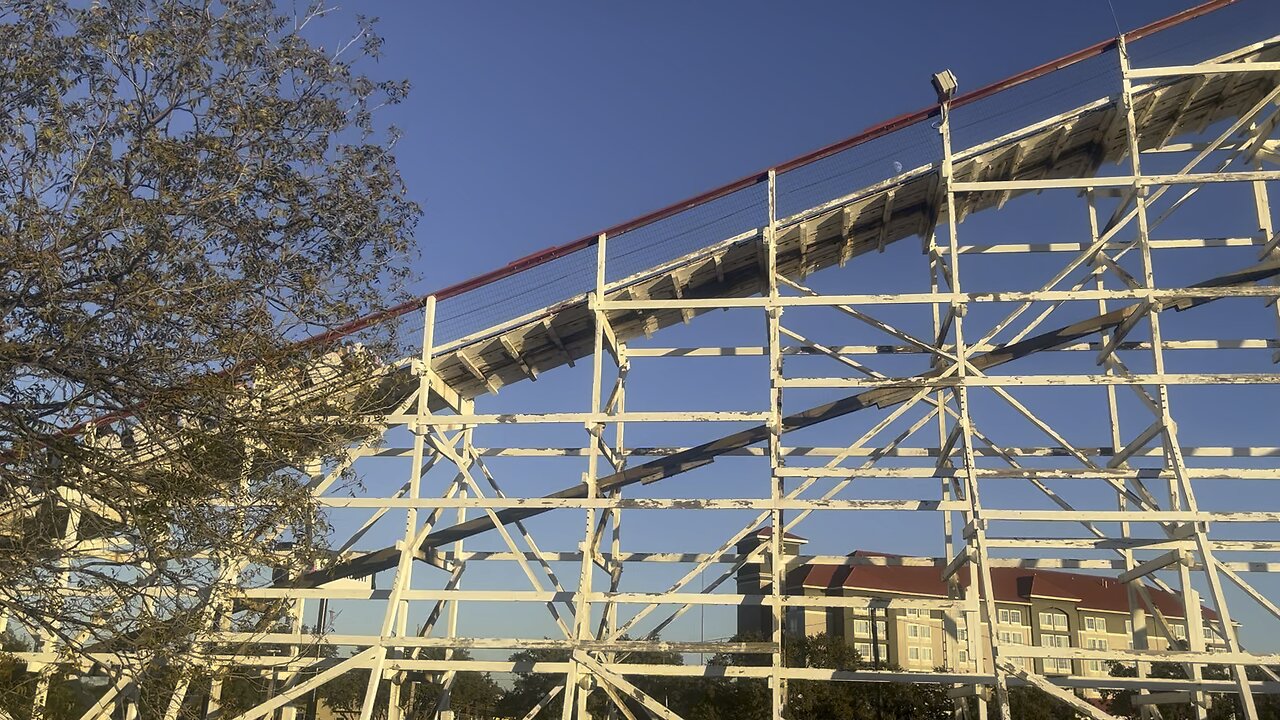 Judge Roy Scream Roller Coaster Drop Six Flags Over Texas Arlington Texas