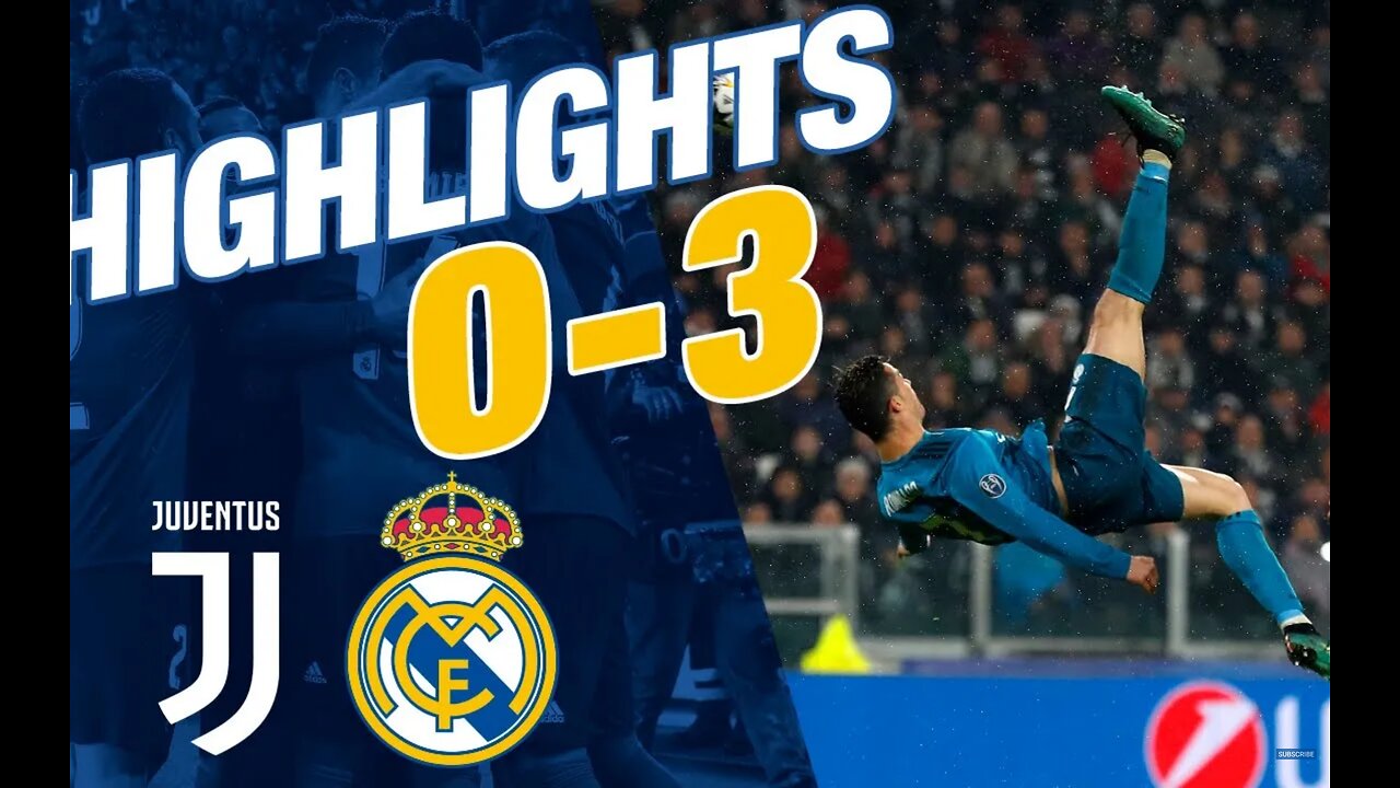 Cristiano Ronaldo's amazing bicycle kick! | Juventus 0-3 Real Madrid | Champions League (2017/18)