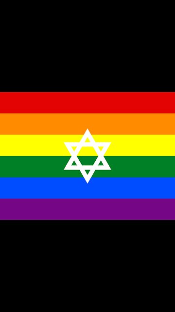 Tolgono la bandiera israeliana e la sostituiscono con quella dell'orgoglio sodomita ebraico LGBTQ 🏳️‍🌈le bandiere per i diritti dei sodomiti LGBTQ non sono bandiere statali e possono essere deturpate e bruciate senza commettere un reato