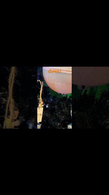 #ChristmasTree Topper #DeathStar! I want it! #Hallmark #shorts #shortsvideo