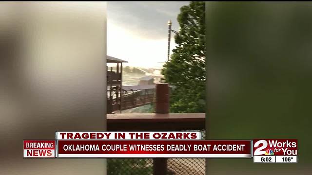 Oklahoma couple witnesses deadly boat accident 6p