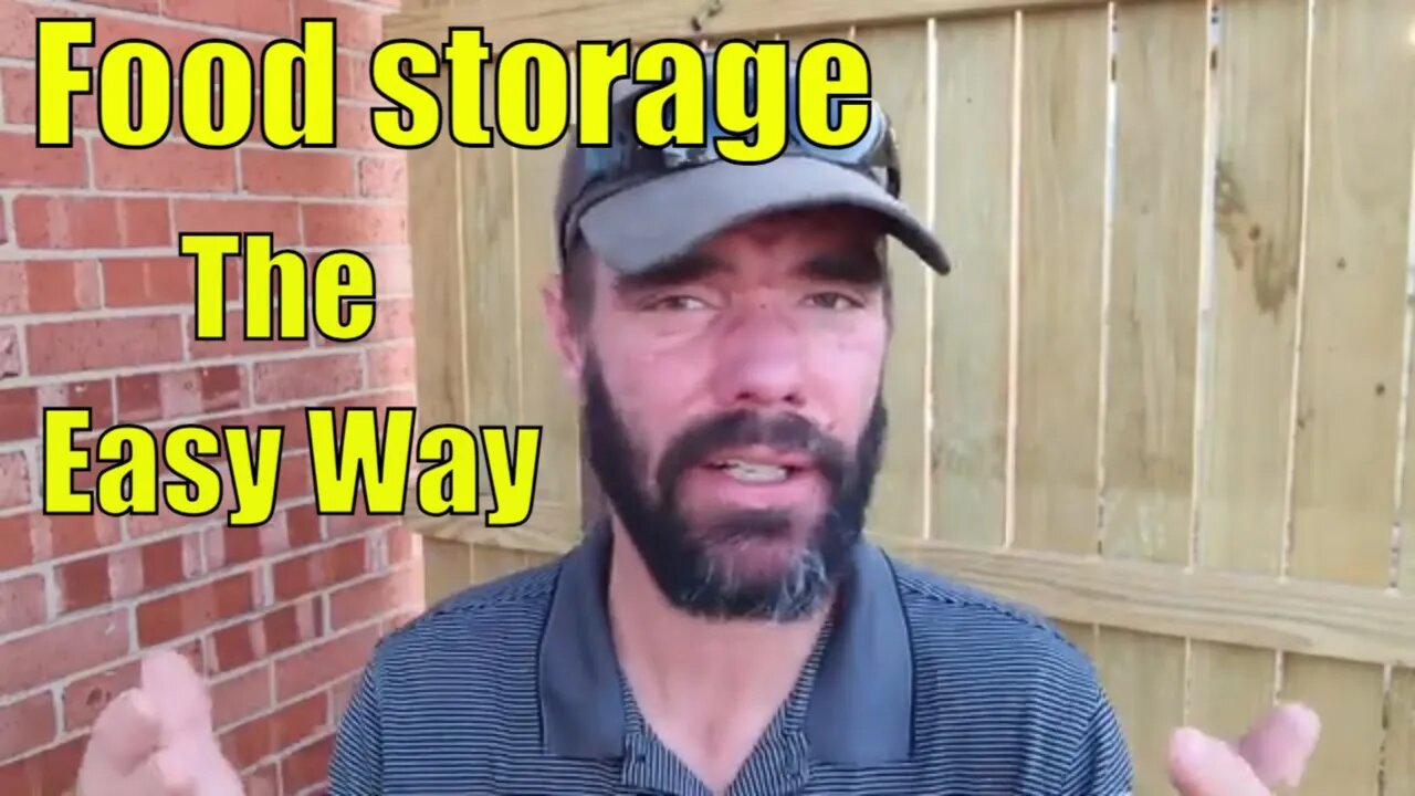 One YEAR Food Storage TWO SIMPLE METHODS