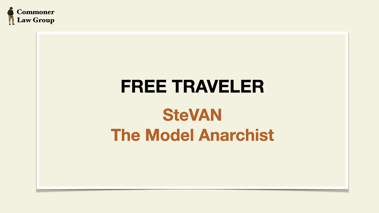 Free Traveler Monthly #CONFAB - SteVAN The Model Anarchist Dec 5 2023