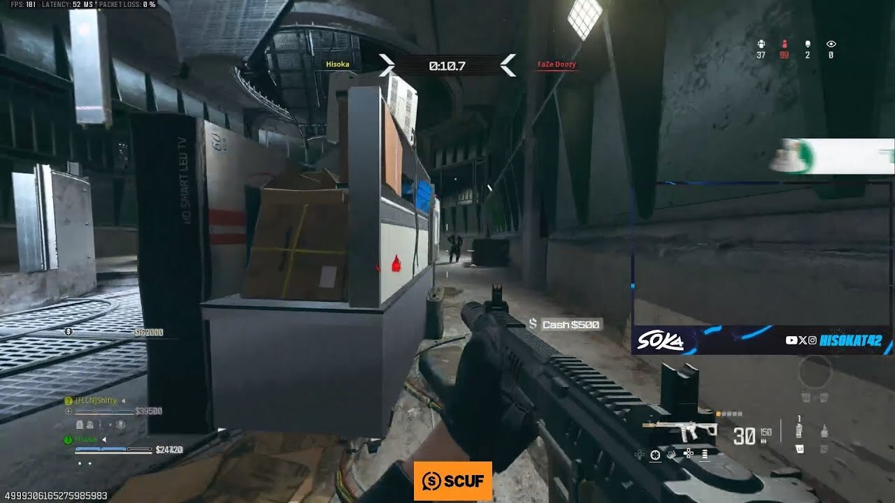 Hisoka vs Swagg in 1v1 Gulag in Pro Only Warzone Lobby