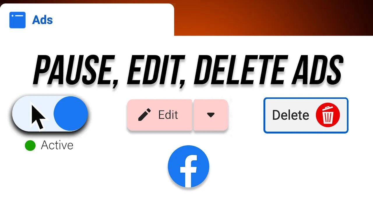 How to Pause, Delete and Stopping Ads on Facebook