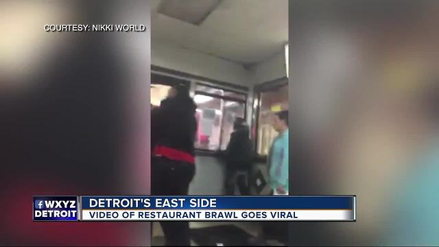 Brawl inside Detroit's Asian Corned Beef restaurant caught on video