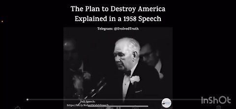 🚨The Plan to Destroy America Explained by Robert Welch in 1958🚨