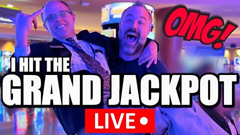 OMG! I HIT THE GRAND JACKPOT LIVE + 5 HANDPAYS!!! MASSIVE HIGH LIMIT SLOT PLAY