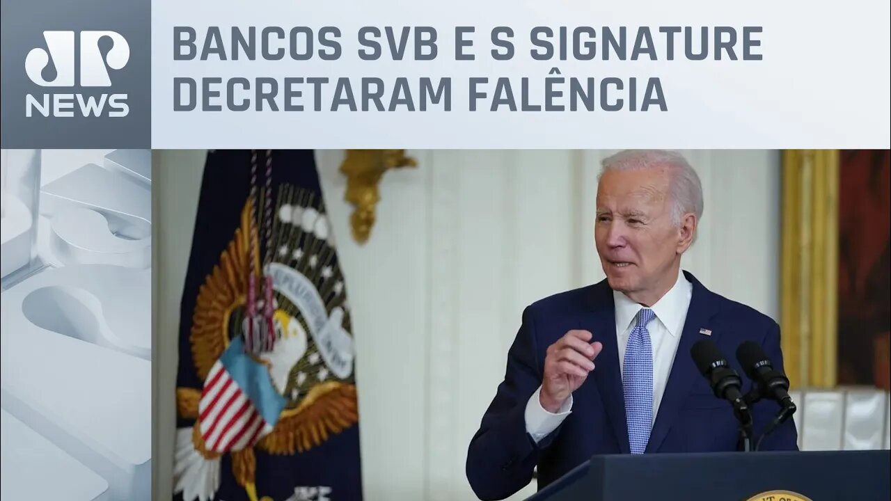 Biden diz que americanos podem 'ter confiança' no sistema bancário