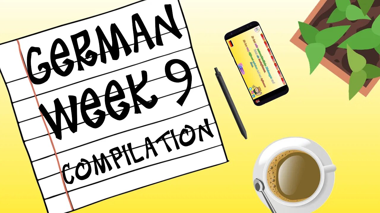 New German Review! \\ Week 9 Compilation/ Learn German with Tongue Bit!