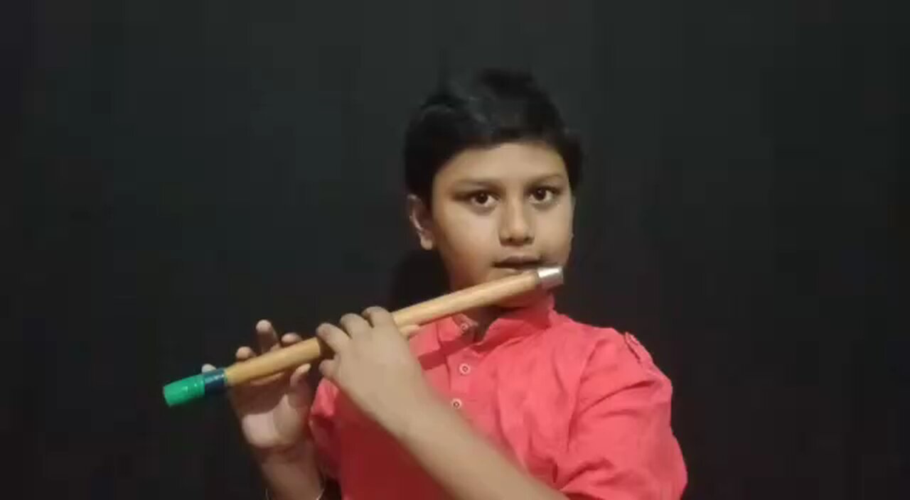 Tumi Bondhu Kala Pakhi...On Flute