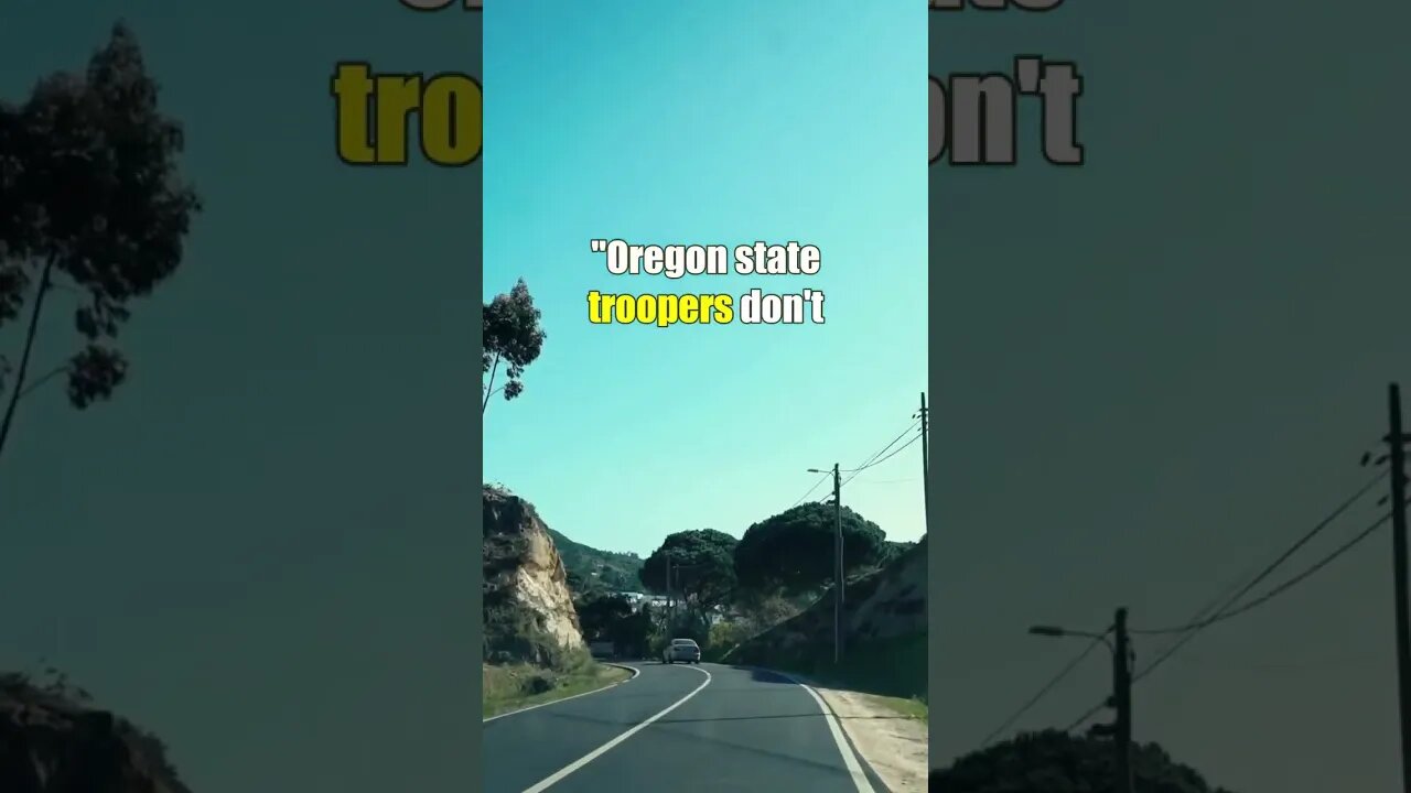 She got the perfect answer from the state trooper - FUNNY JOKE 🤣 #shorts #funny #jokes
