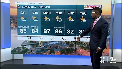 WMAR-2 News Weather at 11