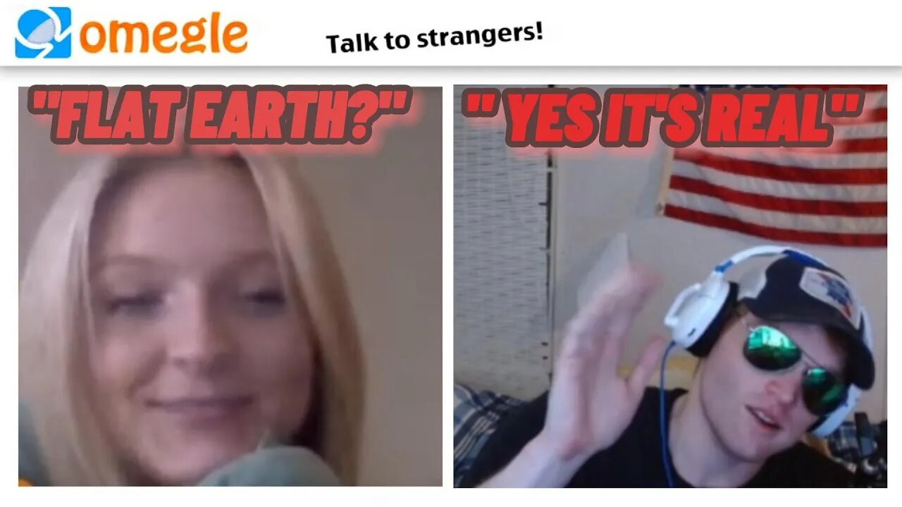 FLAT EARTH Debate but it's Omegle