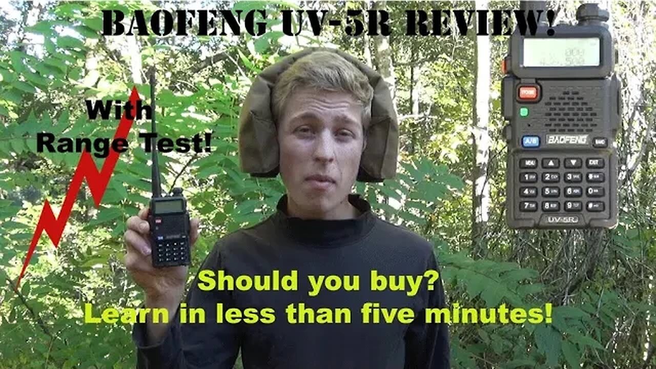 Baofeng UV-5R FM Radio Low Cost Transceiver Range Test Review Communicate in a Tactical Environment