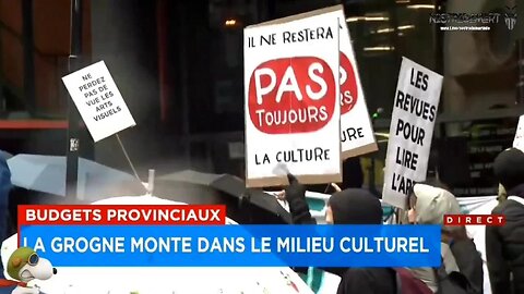 Les artistes réclament plus de financement