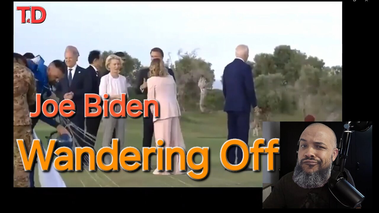 Joe Biden Wandering Off