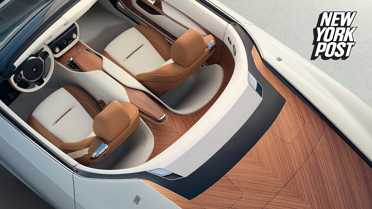 This exquisite $27M Rolls Royce was inspired by yachts, a coffee table