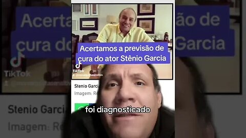 Acertamos a previsão de stênio Garcia, que está curado