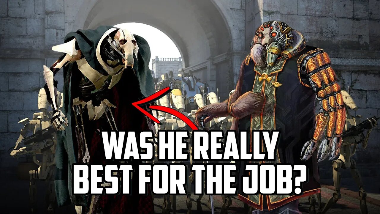 Why was General Grievous ACTUALLY Put in Charge of the Droid Army?