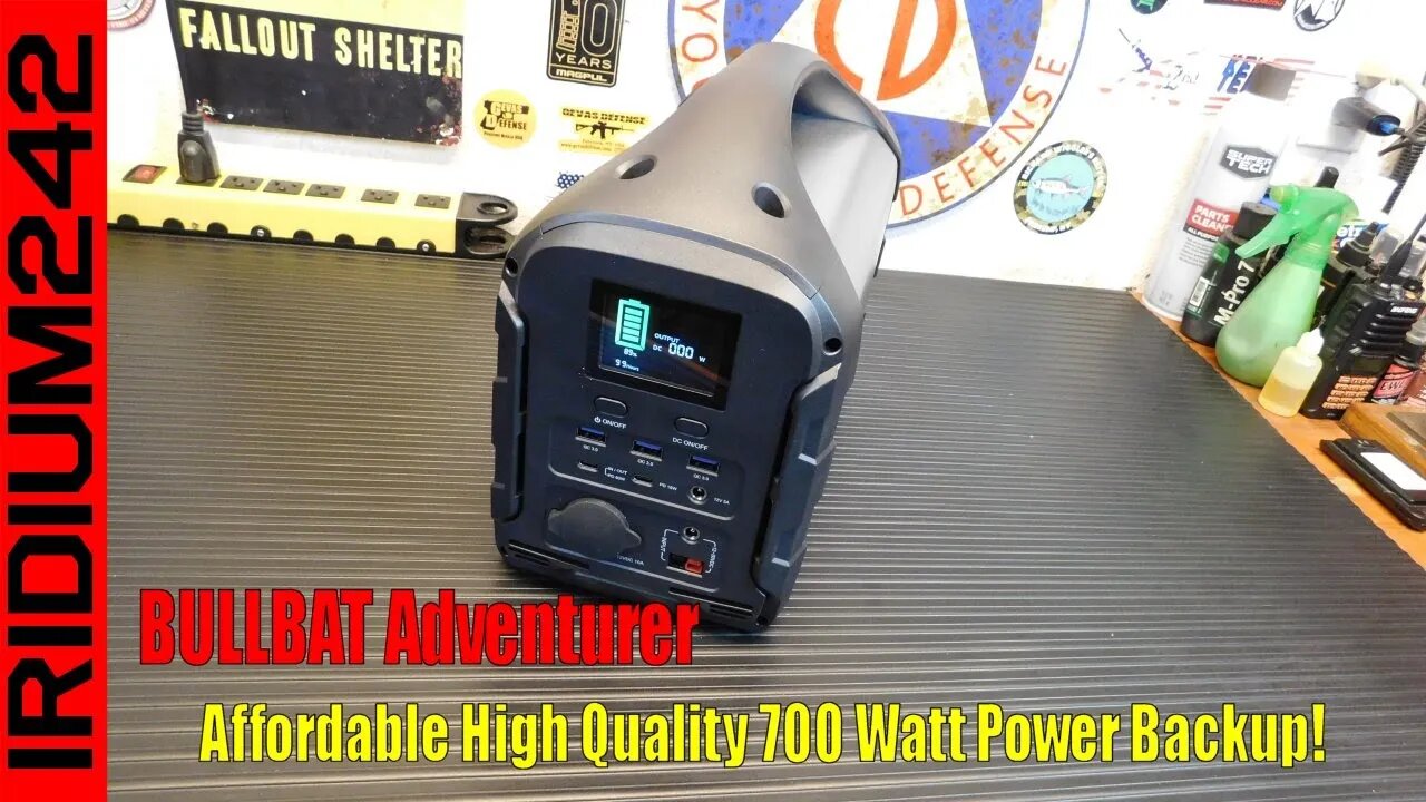 Great Deal! BULLBAT Adventurer 700 613Wh 700W Portable Power Station