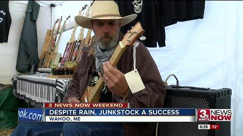 Soggy weather at Junkstock