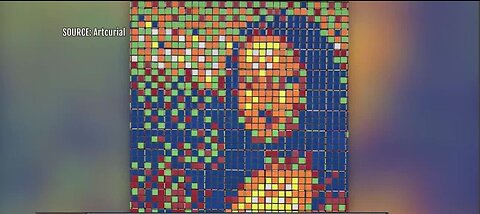 Rubik's Cube Mona Lisa up for auction