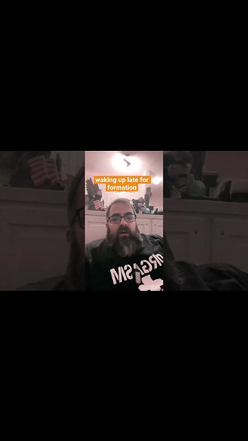 waking up late for formation #combatveteran