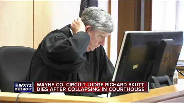 Wayne County Judge Richard Skutt dies after collapsing at the courthouse