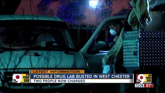 2 people charged in connection with rolling meth lab in West Chester Township