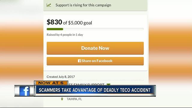 Scammers make fake GoFundMe account