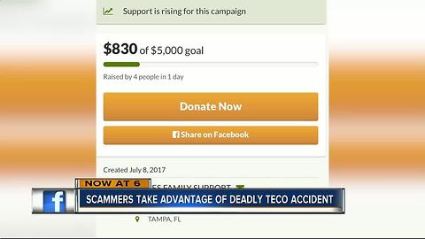 Scammers make fake GoFundMe account