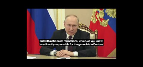 Putin Warns of the Neo Nazi Ukrainians Terrorist
