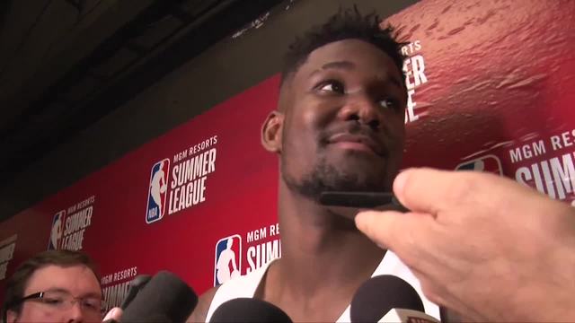 Deandre Ayton talks about Suns Summer League debut - ABC15 Sports