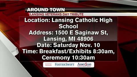Around Town 11/8/18: Lansing Veterans Day tribute